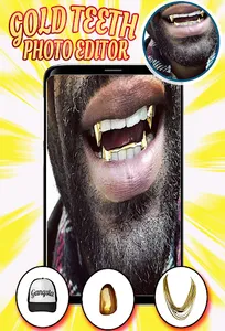 Gold Teeth Photo Editor screenshot 1