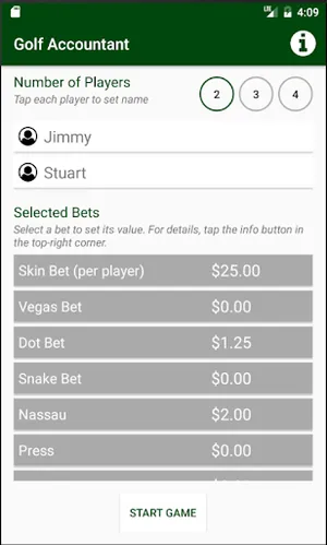 Golf Accountant screenshot 0