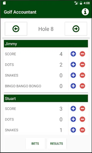Golf Accountant screenshot 1
