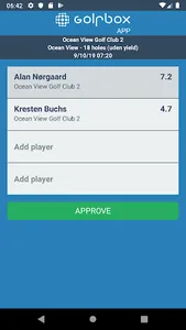 GolfBox App screenshot 1