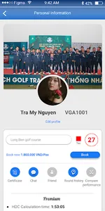 vHandicap - connecting golfers screenshot 1
