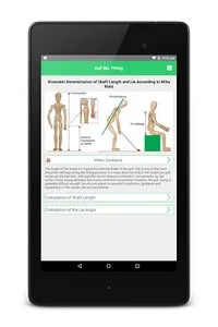 Biometrical Fitting for Golf screenshot 8