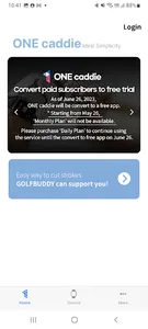 ONE caddie:GOLFBUDDY Golf GPS screenshot 2