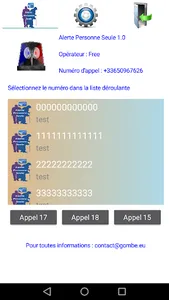 Alerte Personne Seule screenshot 3