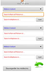Carnet Médical screenshot 1