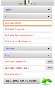 Carnet Médical screenshot 2