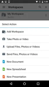 BlackBerry Workspaces Dynamics screenshot 1