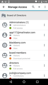 BlackBerry Workspaces Dynamics screenshot 4