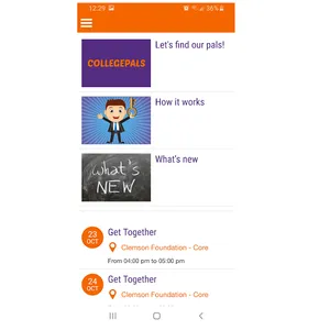 CollegePals screenshot 1