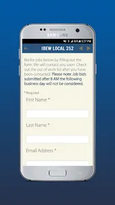 IBEW 252 screenshot 1