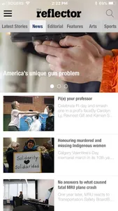 The Reflector Newspaper screenshot 0