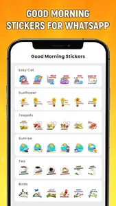Good Morning Stickers screenshot 1