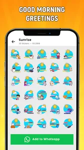 Good Morning Stickers screenshot 5
