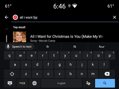 Google Automotive Keyboard screenshot 4