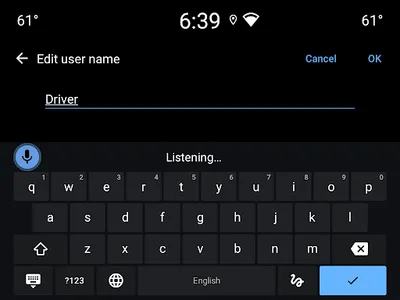 Google Automotive Keyboard screenshot 5