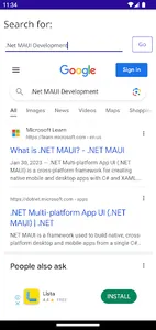 Google Search App screenshot 1
