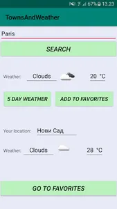 Towns and Weather screenshot 0
