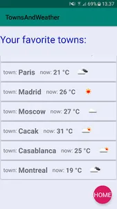 Towns and Weather screenshot 1