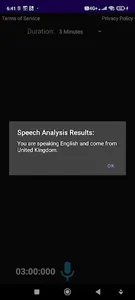 European Speech Analysis screenshot 3