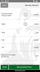 Gorilla Mill Speeds and Feeds screenshot 3