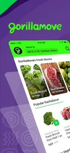 Gorillamove: Grocery delivery screenshot 0