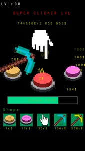 Red button clicker button idle screenshot 0
