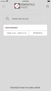 Görüntülü Anket screenshot 7