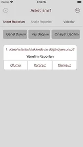 Görüntülü Anket screenshot 8