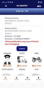GoSarathi screenshot 1
