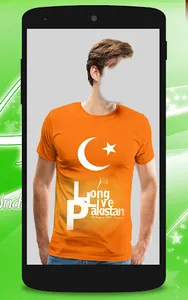 Pak Flag Shirt Photo Editor screenshot 0