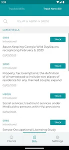 Legistracker screenshot 3