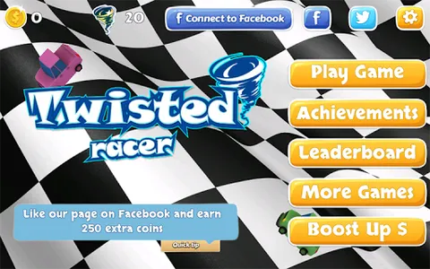 Twisted Racer: Race Car Stunts screenshot 0