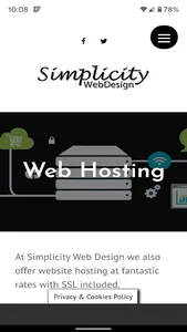 Simplicity Web Design screenshot 2