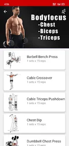 Home And Gym Workouts Men screenshot 2