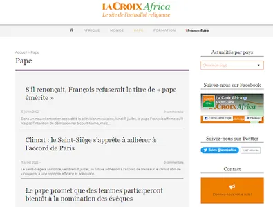 La Croix Afrique screenshot 10