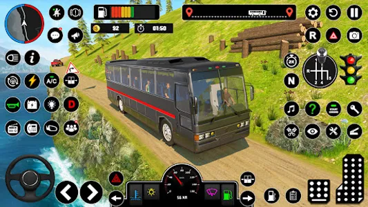 Offroad Bus Simulator Bus Game screenshot 0