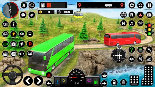 Offroad Bus Simulator Bus Game screenshot 1