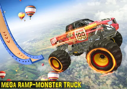 Ramp Monster Truck Stunts screenshot 0