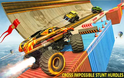 Ramp Monster Truck Stunts screenshot 13