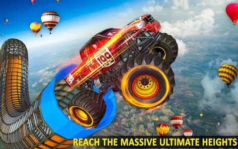 Ramp Monster Truck Stunts screenshot 15