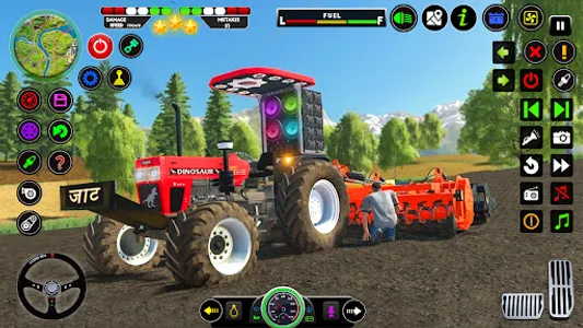 Indian Tractor Game 3d Tractor screenshot 0