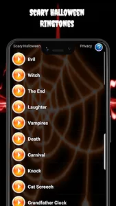 Scary Halloween Ringtones screenshot 0