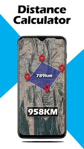 Distance Calculator: Land, Are screenshot 1