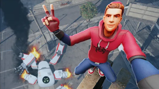 Spider Fighter: Rope Game screenshot 2