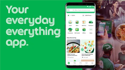 Grab - Taxi & Food Delivery screenshot 0