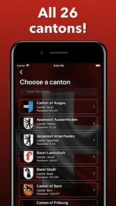Swiss Cantons - Quiz about Swi screenshot 6
