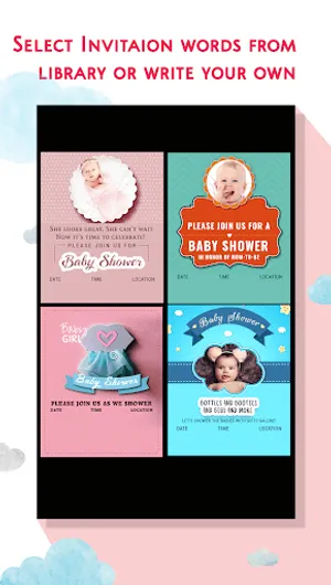 Baby Shower Invitation Card Ma screenshot 2