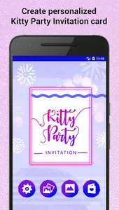 Kitty Party Invitation Maker screenshot 0