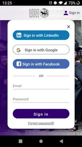 LSHTM Connect screenshot 1