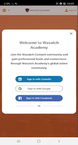 Wasatch Connect screenshot 1